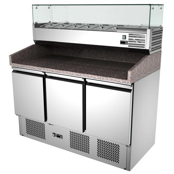 Top Saladette Refrigeration Salad Fridge Salad Pizza Prep Refrigerator Display