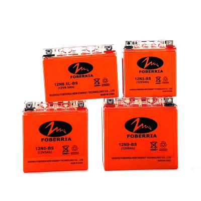 12N5 Motorcycle Lead Acid Battery 119*60*129mm 1.8kg Large Capacity