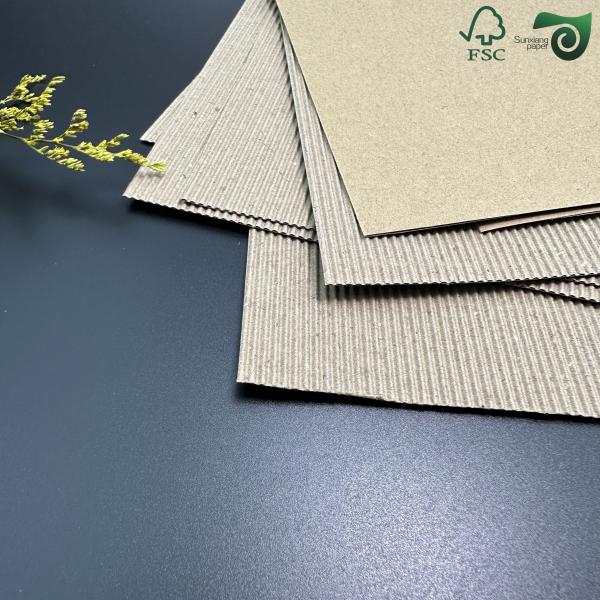 FSC High-Stability Single Facer Pit F Corrugated Board Two Layer For Packaging