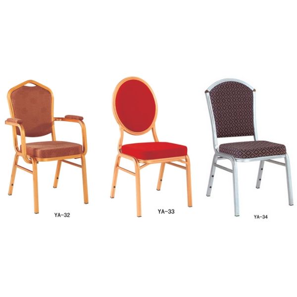 Indoor banquet furniture, iron leather chair (YA-24)