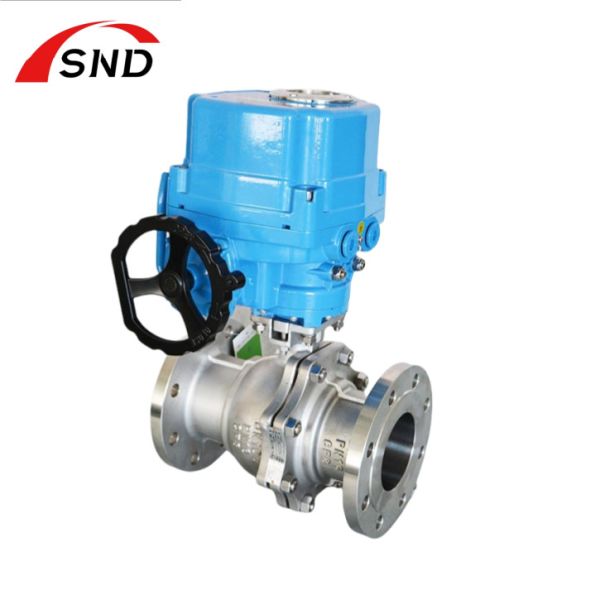 Explosion Proof Electric Flange Ball Valve Stainless Steel 90° Rotary Valve