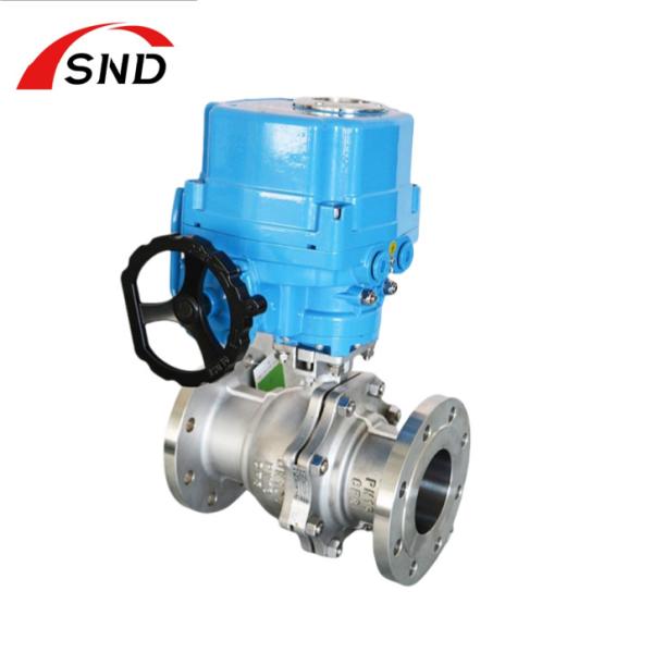 Explosion Proof Stainless Steel Electric Flange Ball Valve 90° Rotary Ball Valve