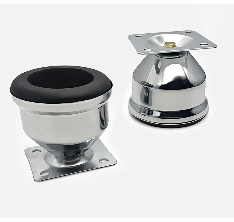 Modern Minimalist 45mm Single-Layer Cup Sofa Legs Wine Glass Cabinet Feet Support Legs for TV Stands & Coffee Tables