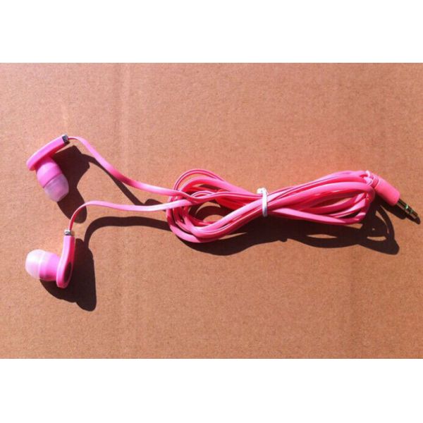 small noodle 3.5 earphone without microphone(color:black,white,pink,red,blue,green,purple)