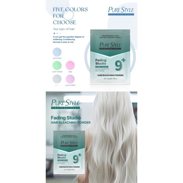 Hair Bleach Powder Herbal Formula  Professional Permanent Hair Color Removers Dust Free OEM Hair Dye Factory Wholesale