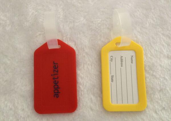 Soft PVC Luggage Tag, Customized Colors are Welcome
