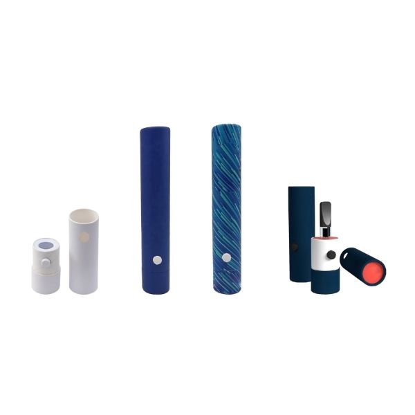 Childproof Cylinder Paper Tube Packaging Eco Friendly ODM Available