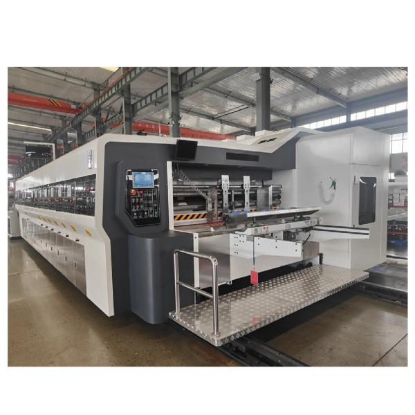 1-6 Colors Corrugated Carton Pizza Box Printing Slotting Die-cutting Packing Machine