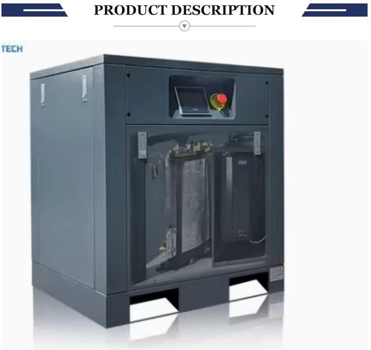 7.5kw Portable Air Compressor 11kw Motor Power Silent Rotary High Pressure Technology Diesel/Gas/AC Power Source Options Oil Air