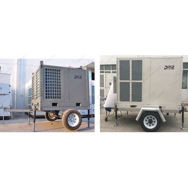 10HP 29KW Trailer Mounted Air Conditioner Easy Transporting Cooling Packaged Rooftop Type