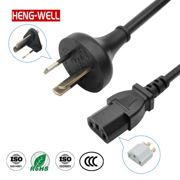 HENG-WELL Heavy Duty Extension Power Cord 3 Pin 2 Wire C13 IEC Connector 5m/10m for Computers Home Appliances for Home Hotel Use