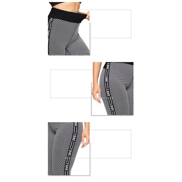 Jacquard Weave Peach Bottom Leggings Sexy Workout Leggings Custom Made