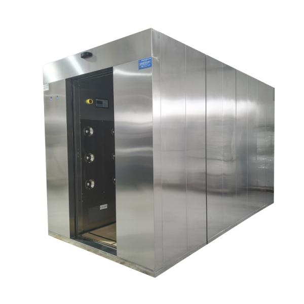 ISO 14644 Industrial Air Shower | Auto Door, Heavy-Duty Steel for Factories