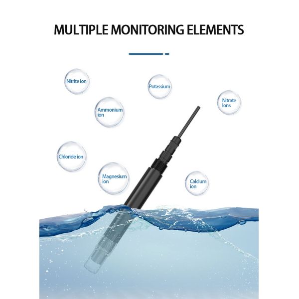 ZONEWU LoRaWAN Ca2+ Calcium Ion Water Quality Detector IoT Online Water Quality Analyzer Sensor