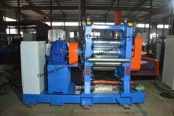 0.2 mm Thickness 3 Roll Textile Rubber Calender Made In China