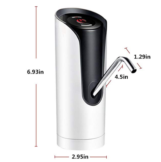Lithium Ion Chargeable Automatic Bottled Water Pump Power Saving 4W