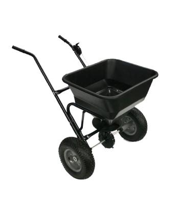 Manual Rotary Seed Salt Spreader Lawn Handheld Fertilizer Spreader