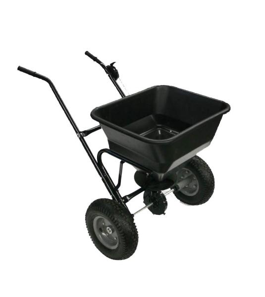 Manual Rotary Seed Salt Spreader Lawn Handheld Fertilizer Spreader
