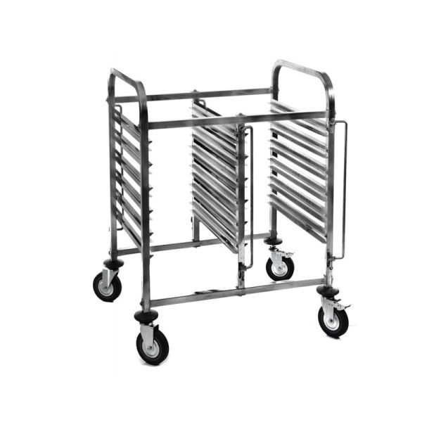 RK Bakeware China Производитель для транспортировки Нержавеющая сталь Gastronorm Rack Small Trolley
