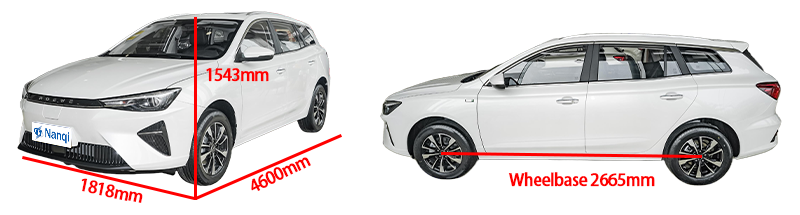 544Ps ROEWE Ei5 New Energy Car 5-Door 5-Seater Station Wagon