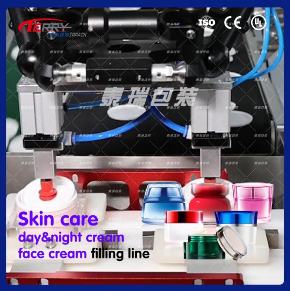 Highly Automated Cosmetic Cream Filling Machine for Face Cream Day Cream Night Cream Moisturizing Cream