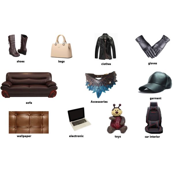 Материал стула синтетический кожаный, ткань ПВК для чистки одежды удобной