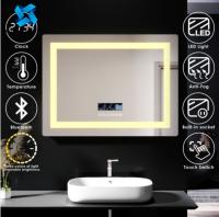 Espelho iluminado caloroso do banheiro do diodo emissor de luz com Bluetooth 600*800 700*900 750*1000