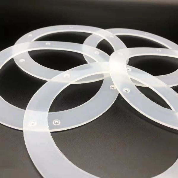 Silicone Rubber Seal Flat Gasket High Temperature Resistant Round O Shaped Gasket