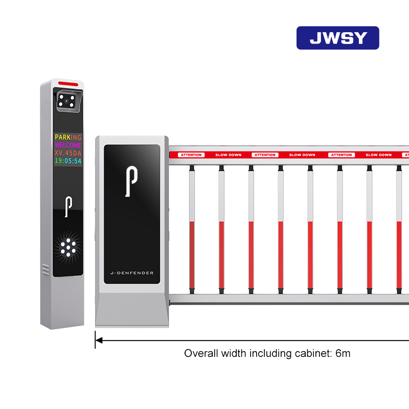 J-KZ401 Heavy-Duty Retractable Barrier Gate with 2.0mm Thick Q235 Cabinet 3~6s