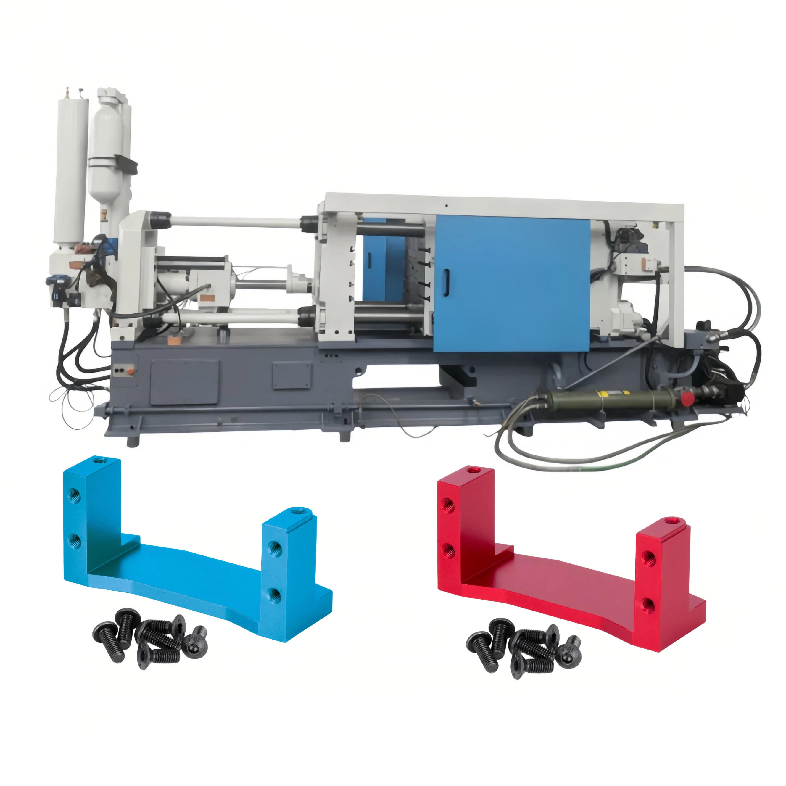 Cold Chamber Die Casting Machine Aluminum Upgraded Metal Servo Mount Seat