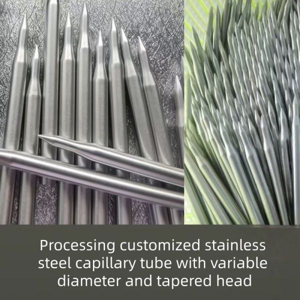 316l Stainless Steel Capillary Medical Spray Needle Tube Grinding Edge Marking