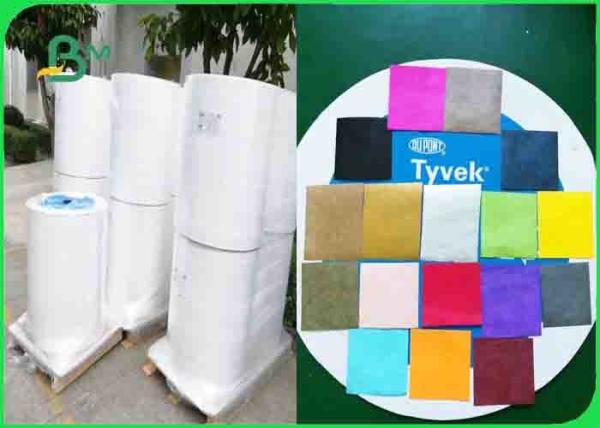 Peso leve resistente personalizado do rasgo do papel da impressora de Tyvek para sapatas/sacos