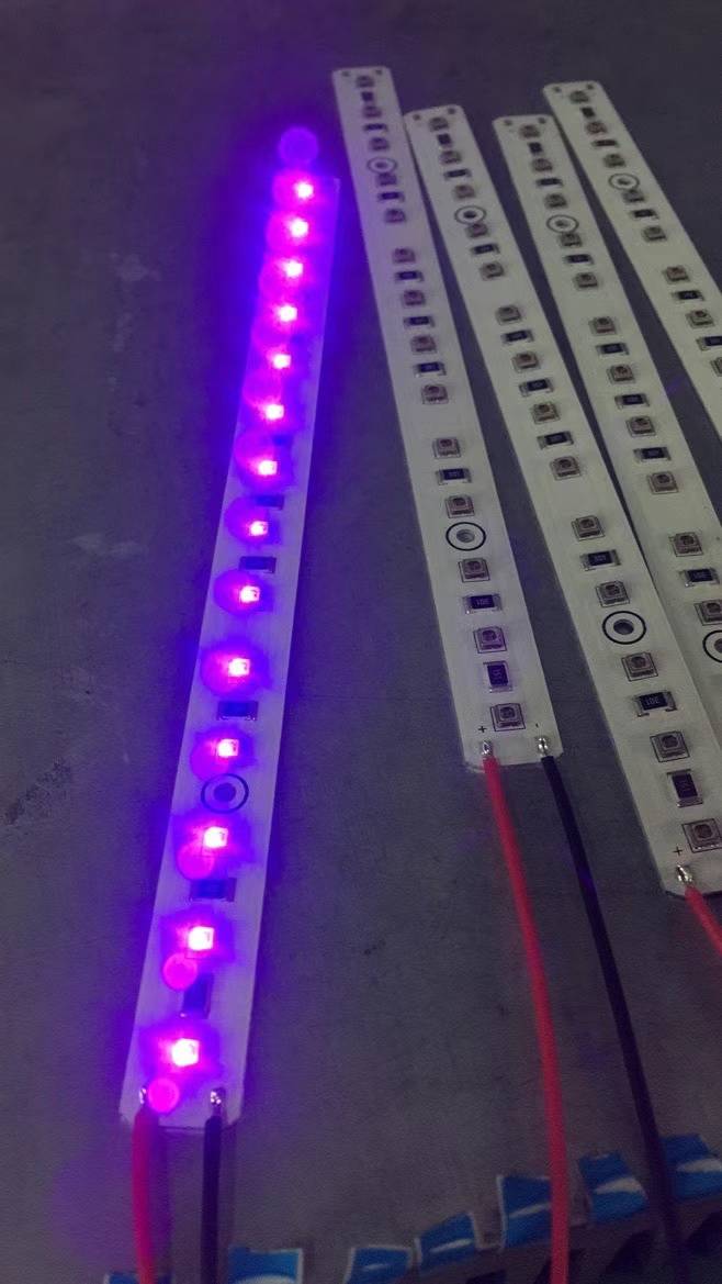 Высокая мощность 365nm 385nm 395nm 405nm UV LED CHIP 3535 LED 3W 5W 10W smd LED чип для ультрафиолетового отверждения