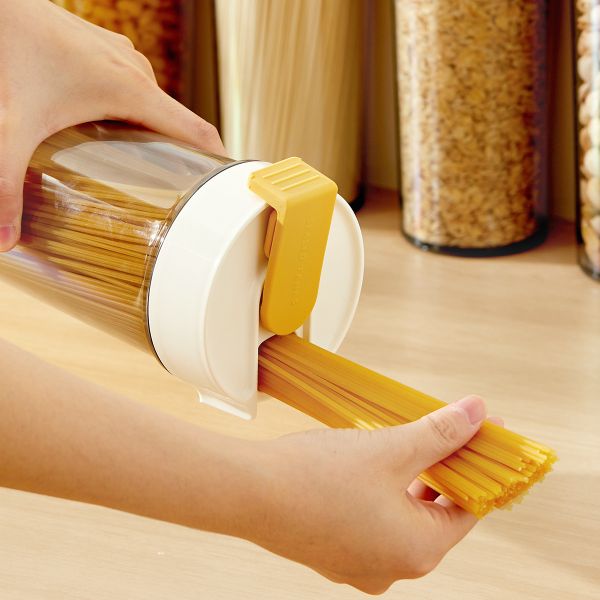 1000 ml Grande Cozinha Esparguete Pasta Noodles Nozes farinha Cereais recipientes de armazenamento