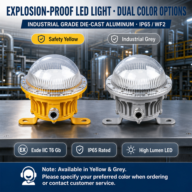 LED Explosion Proof Light 5W IP65 Maintenance-Free Industrial Explosion Proof Lamp for Hazardous Areas