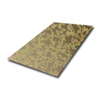 Catégorie 304 316 épaisseur de gravure à l'eau-forte de la feuille 1.2mm d'acier inoxydable pour la décoration de pièce d'intérieurs d'ascenseurs