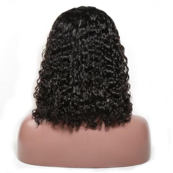 Onda de água preta da área do laço das perucas 13x6 do cabelo humano da parte dianteira do laço do cabelo humano