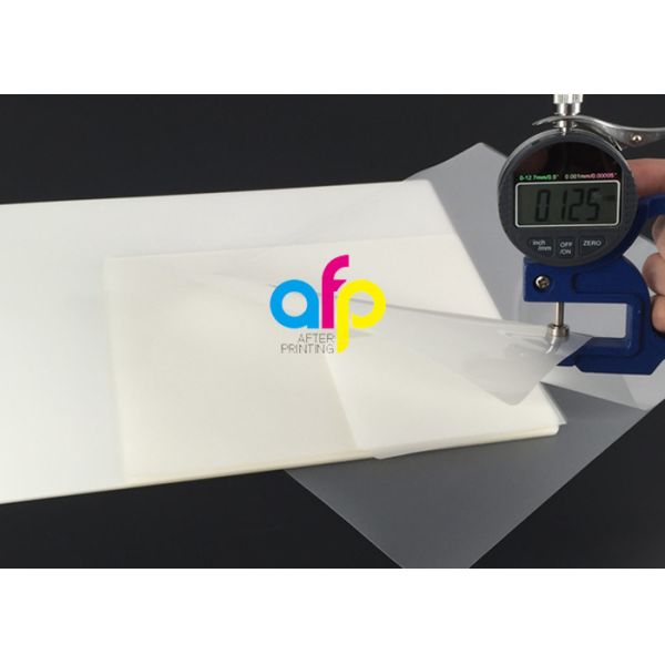 125 Micron A4 Size Laminating Sheets , PET Glossy / Matt Laminating Pouches