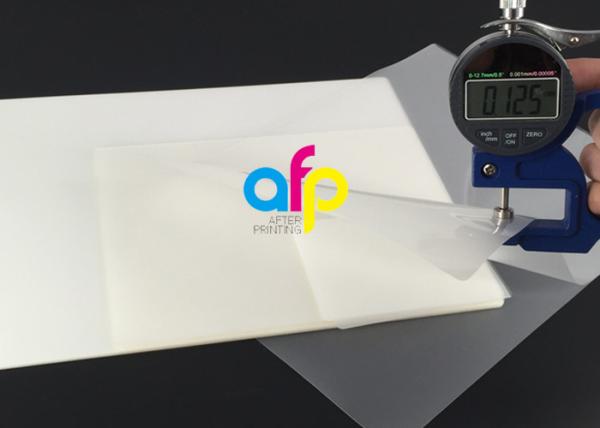 125 Micron A4 Size Laminating Sheets , PET Glossy / Matt Laminating Pouches