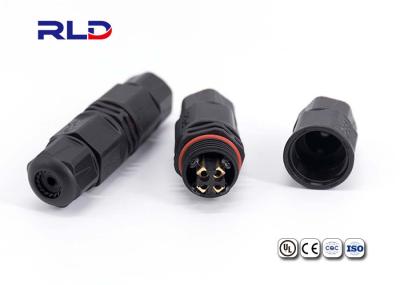 Conector exterior impermeável do parafuso do Pin dos conectores 3 da iluminação