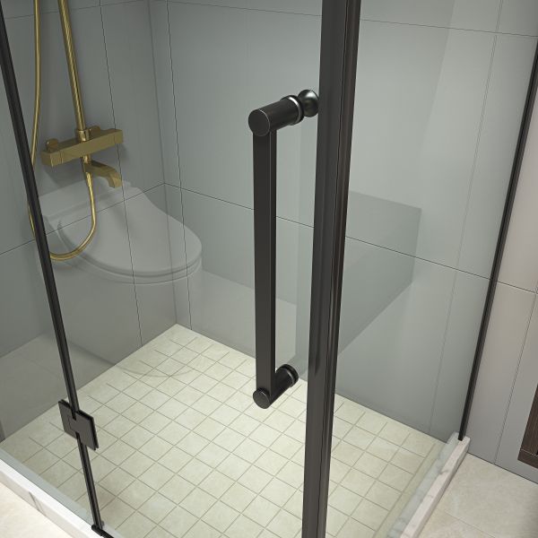 6m m moderaron recinto de la esquina curvado el cuarto de baño de cristal de la ducha 900x900x1900mmWaterproof, la ducha y recintos del baño