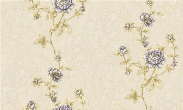 Fashion Deep Embossed Wallpaper , Bedroom Damask Wallpaper For Decoration