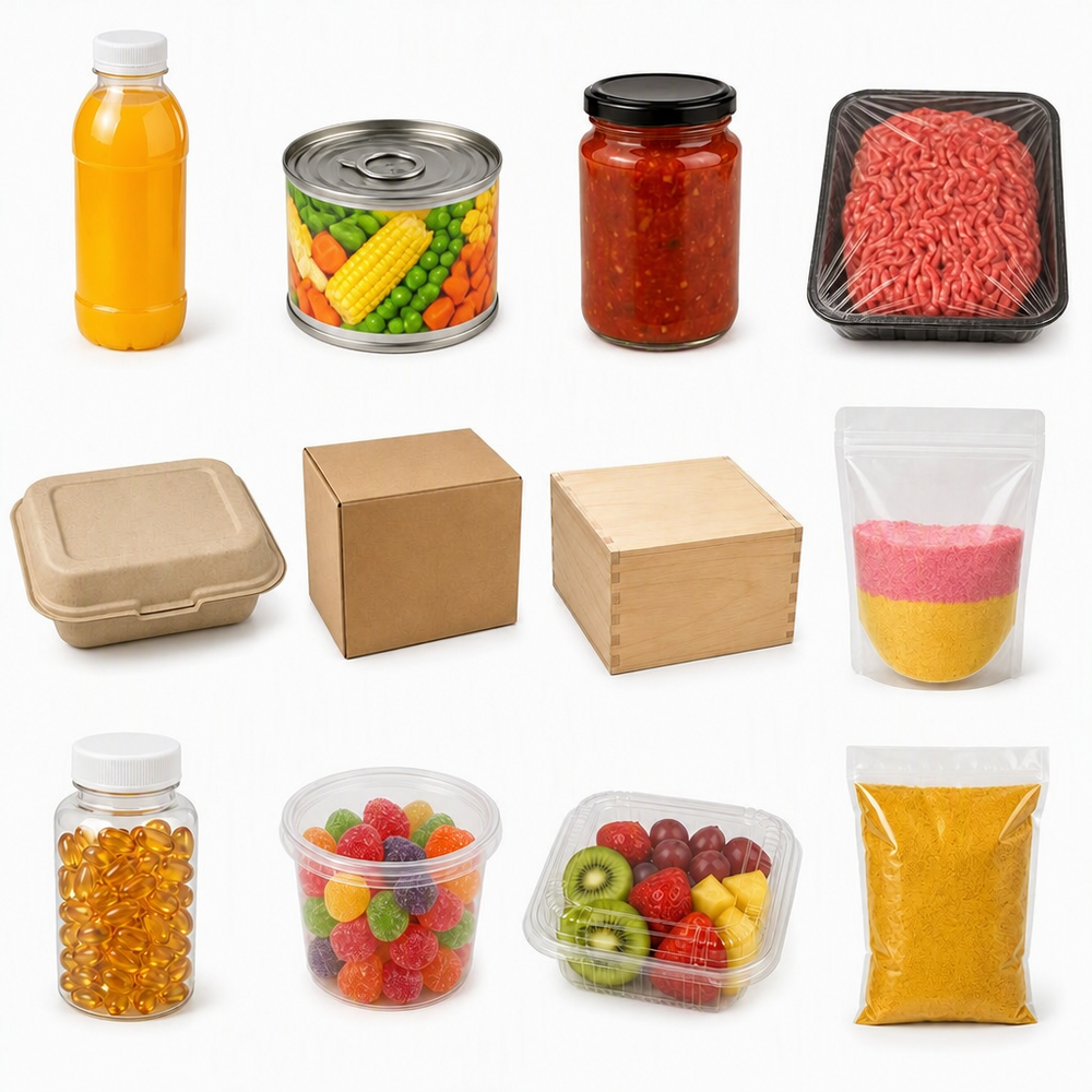 Automatic Flat Labeling Machine for Food Cans Jars | Bottom Labeler