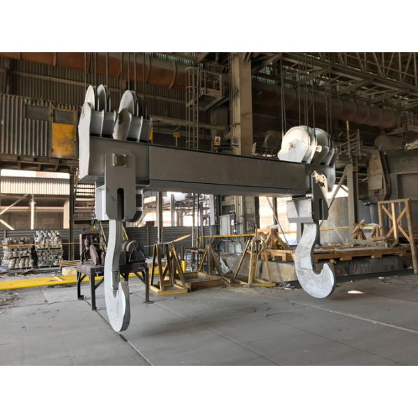 PLC Control A6 ~ A8 Duty Steel Plant Crane 20 Ton Redundancy Design