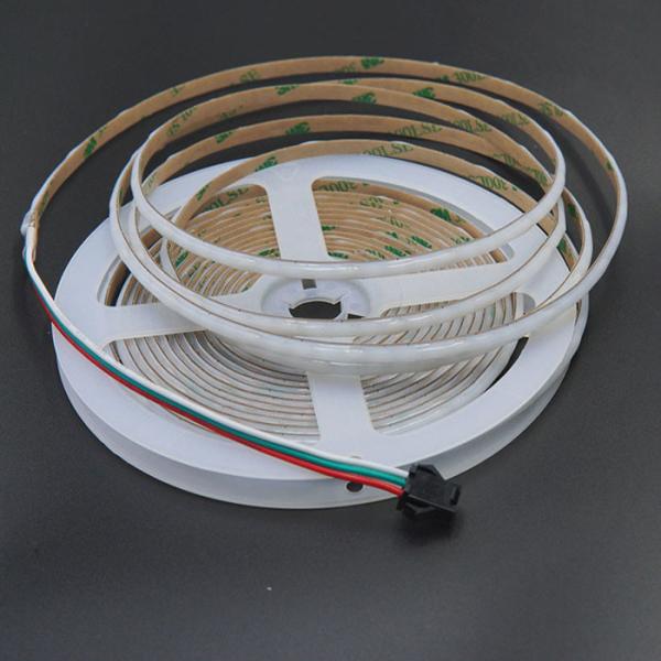 IP20 RGB IC COB LED Light Strip 2.5MM Cuttable 3-10MM 1000lm/M 12W/M 5-24V