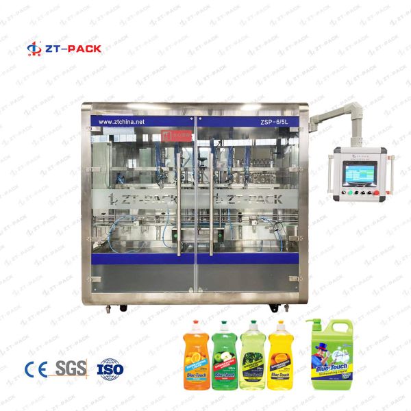 2.5kw Automatic Shampoo Filling Machine 3KW 1000ml Dish Wash Liquid Filling Machine