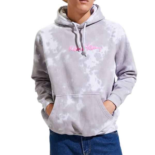 Unisex Tie Dye Athletic Works Hoodie 100% Cotton Hoodie Mens