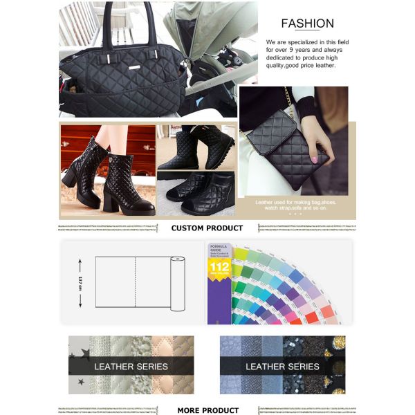 Искусственное напечатанное кожаное элегантное длинной стойкости ткани не сплетенное коренастое