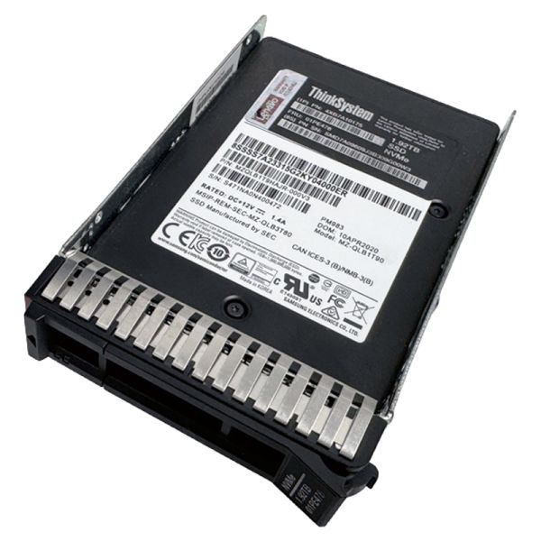 1.92TB Enterprise NVMe SSD with PCIe 3.0 x4 Interface and High Endurance for Lenovo Servers