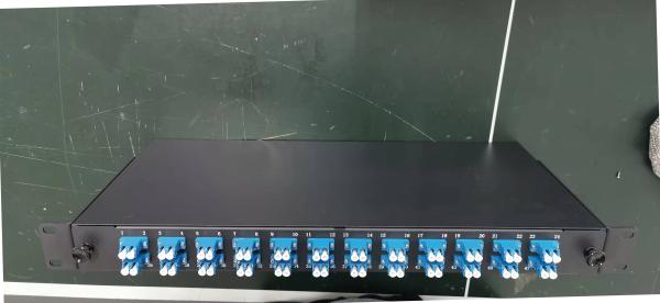 19 Rack Mount Sliding Rail LC SC 1U 48 Fiber Optical Patch Panel